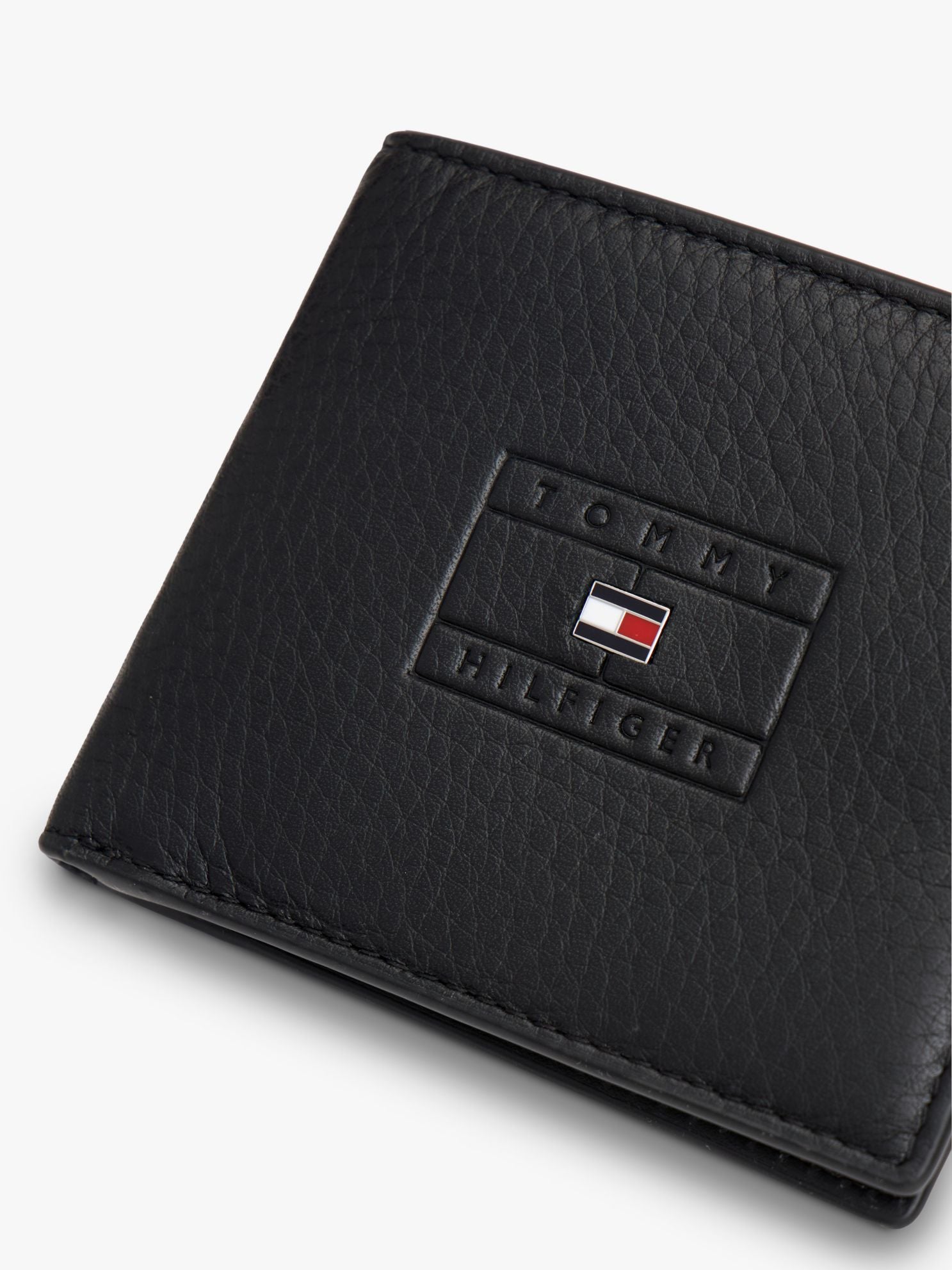 Tommy Hilfiger Pebbled Leather Bifold Wallet