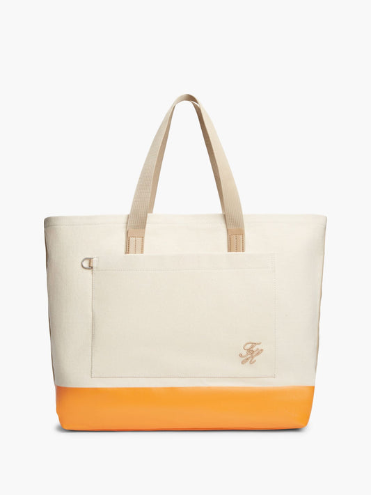 Tommy Hilfiger Colorblock Canvas Tote Bag