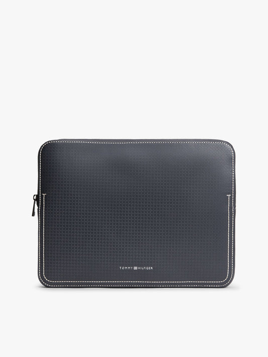 Tommy Hilfiger Allover Flag Logo Laptop Pouch