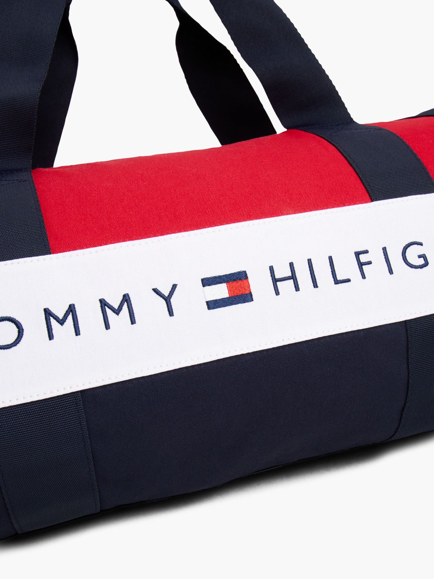 Tommy Hilfiger Tommy Logo Colorblock Canvas Duffel Bag