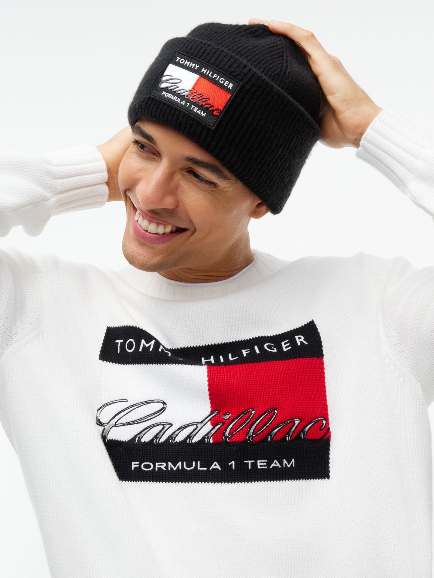 Tommy Hilfiger Tommy x Cadillac F1® Team Logo Beanie