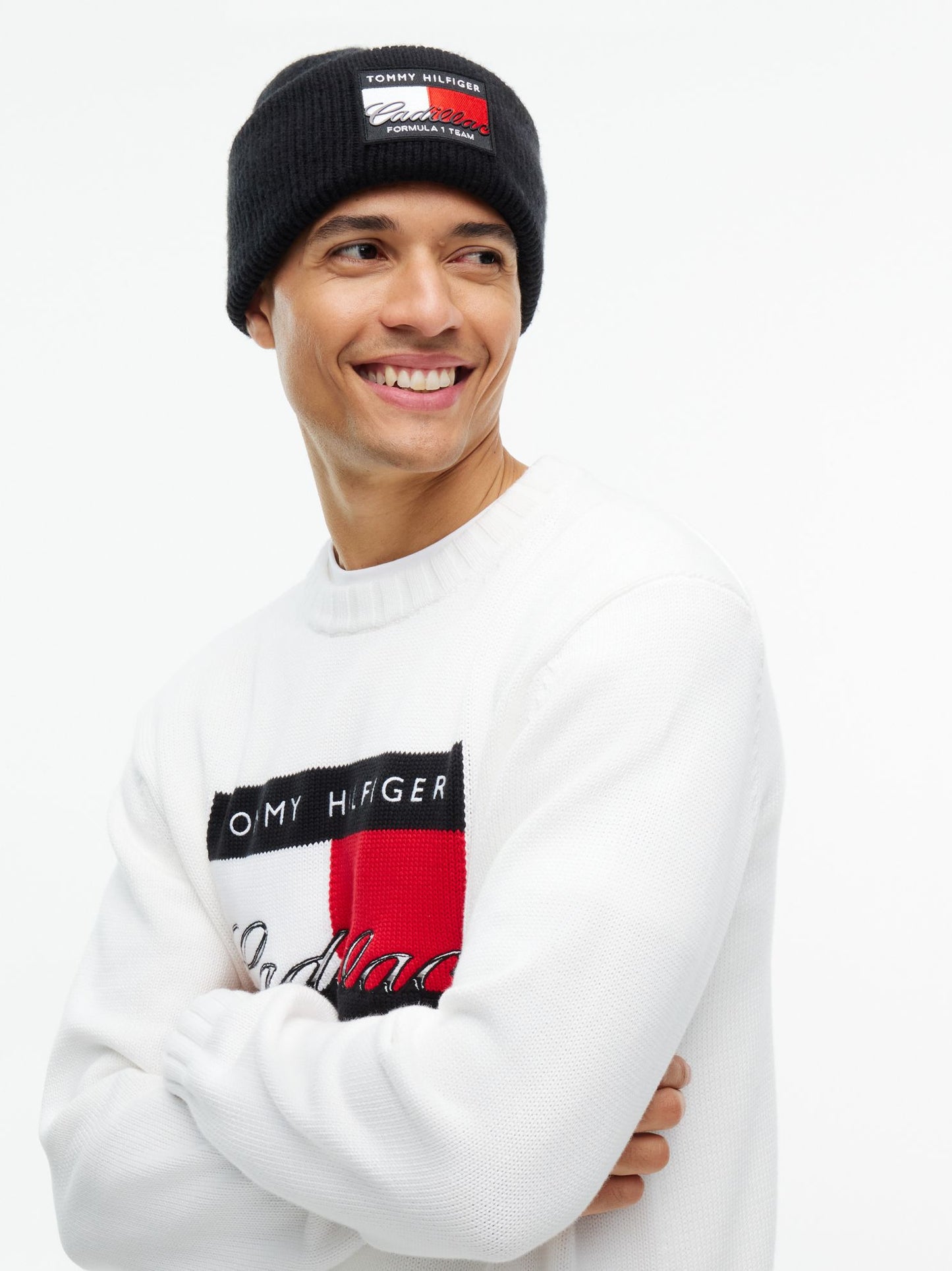 Tommy Hilfiger Tommy x Cadillac F1® Team Logo Beanie