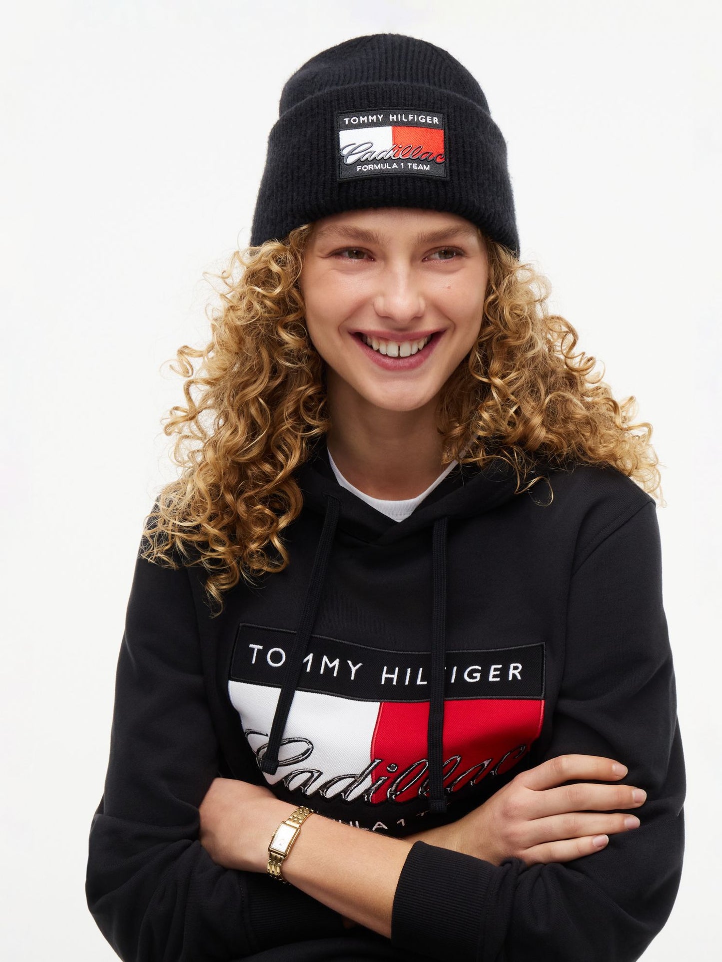 Tommy Hilfiger Tommy x Cadillac F1® Team Logo Beanie