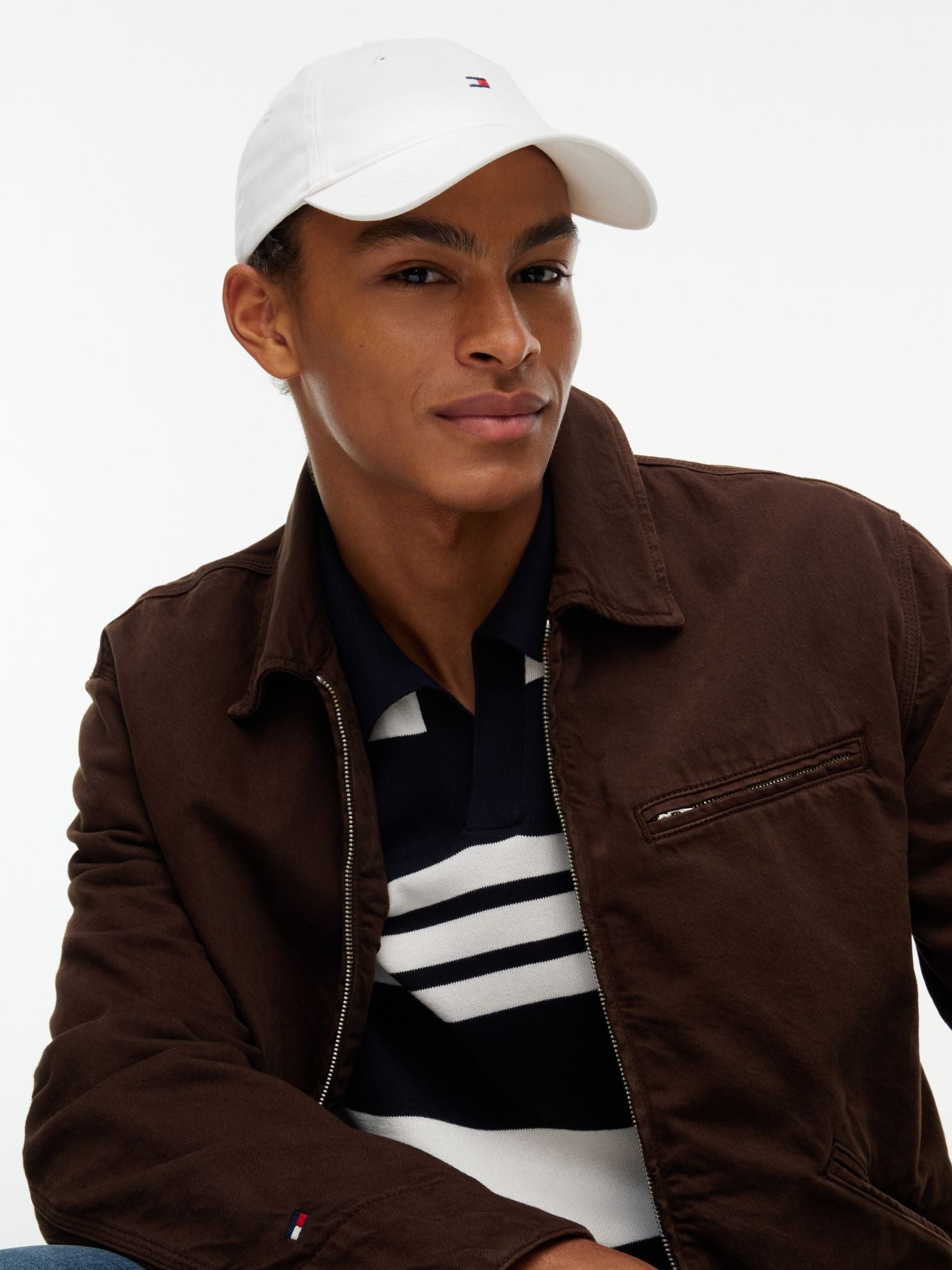 Tommy Hilfiger Flag Logo Baseball Cap