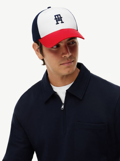 Tommy Hilfiger Monogram Colorblock Trucker Cap