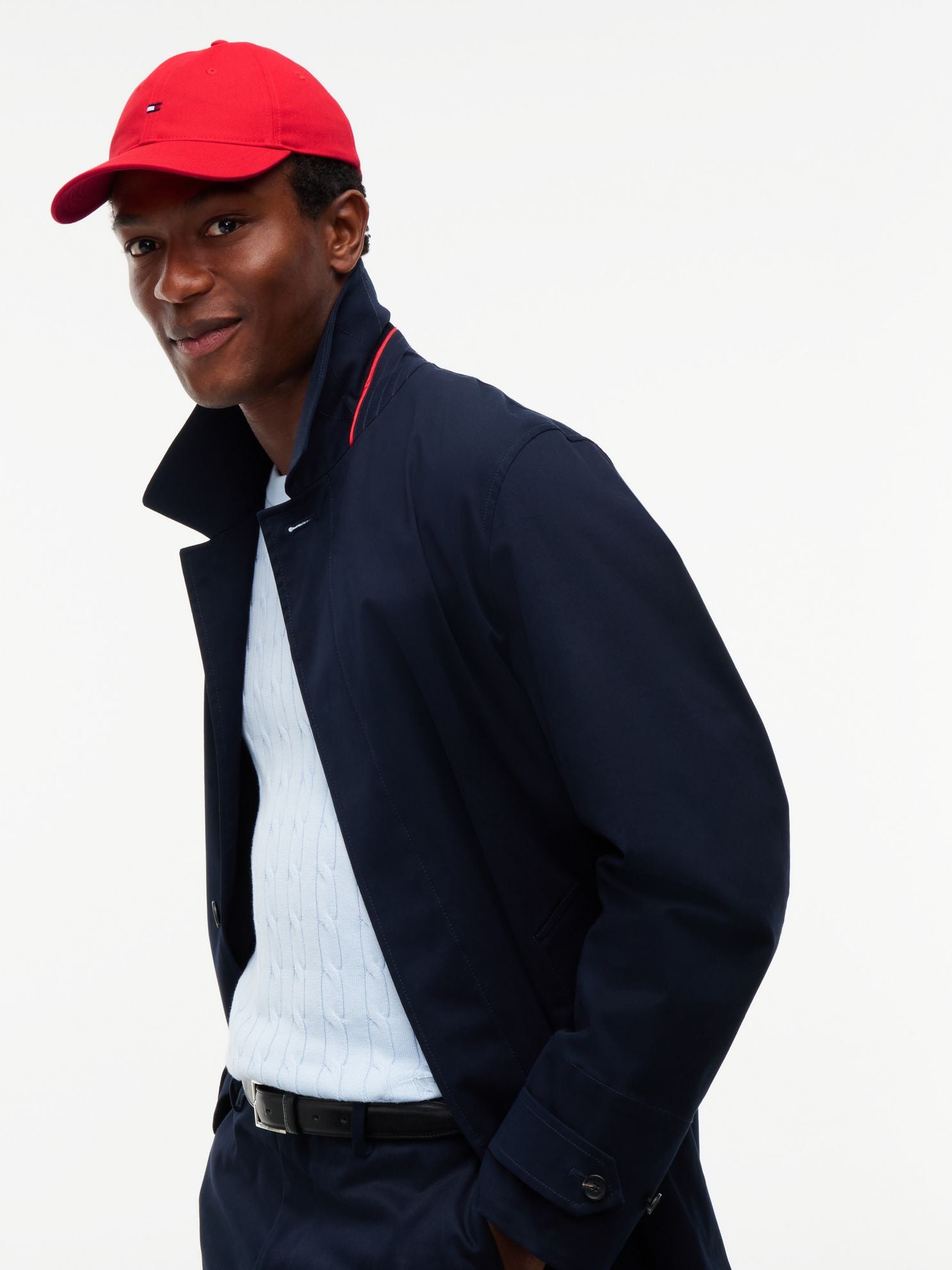 Tommy Hilfiger Flag Logo Baseball Cap