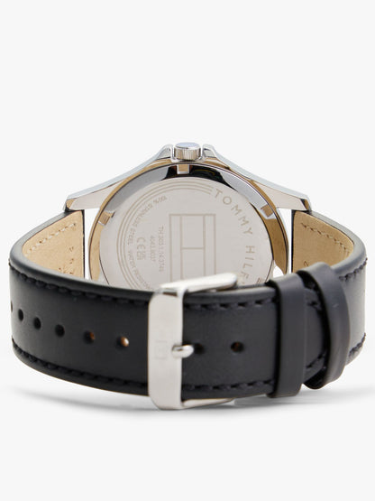 Tommy Hilfiger 43MM Leather Strap Sport Watch