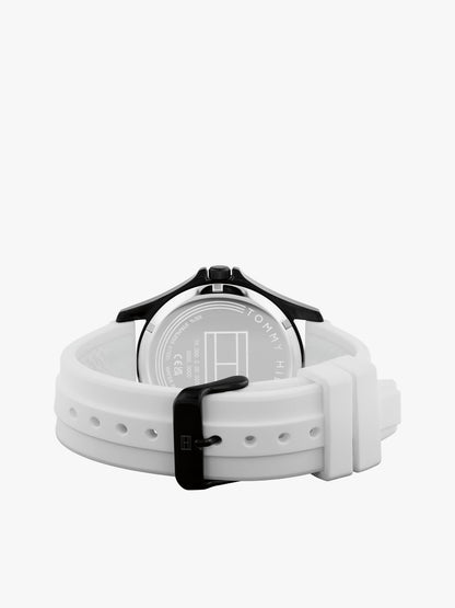 Tommy Hilfiger 43MM Silicone Strap Sport Watch