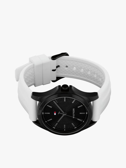 Tommy Hilfiger 43MM Silicone Strap Sport Watch