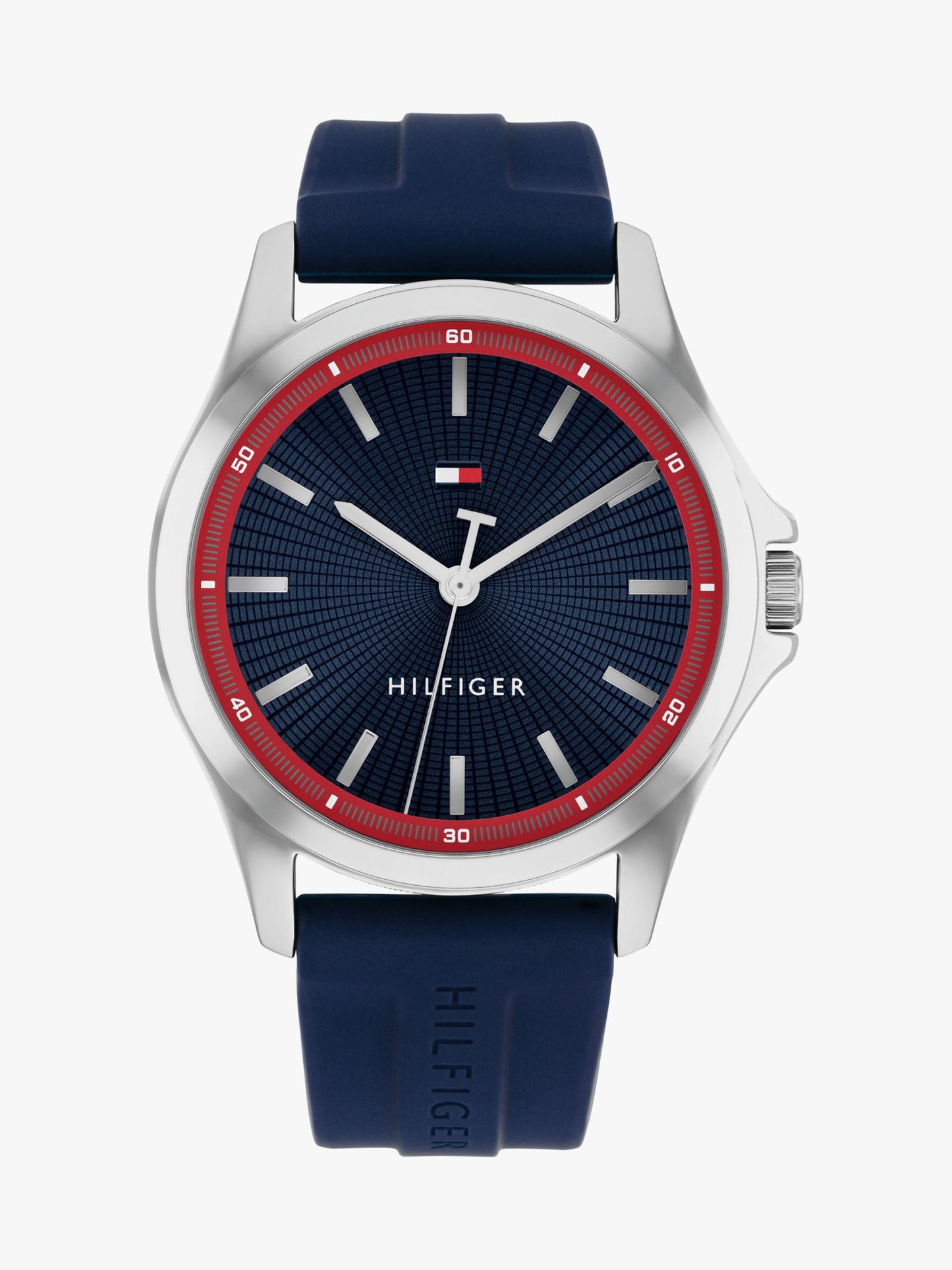 Tommy Hilfiger 43MM Silicone Strap Sport Watch