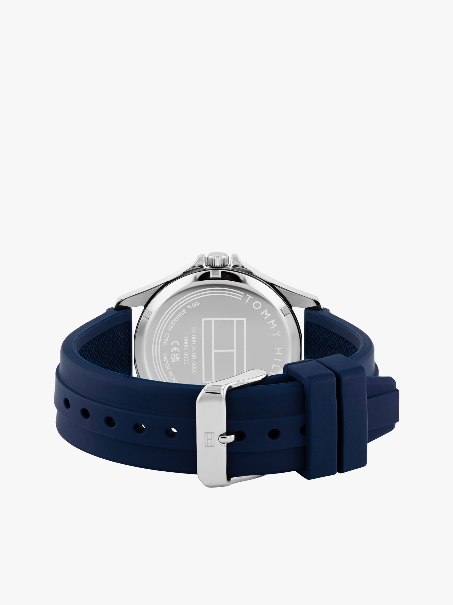 Tommy Hilfiger 43MM Silicone Strap Sport Watch