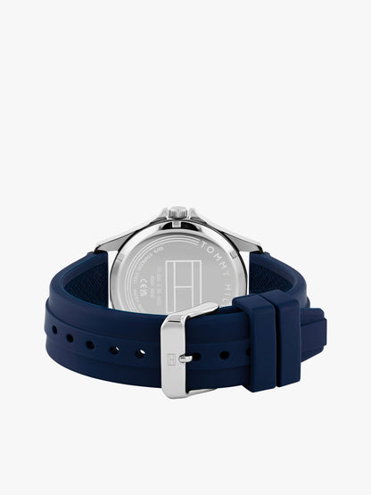 Tommy Hilfiger 43MM Silicone Strap Sport Watch