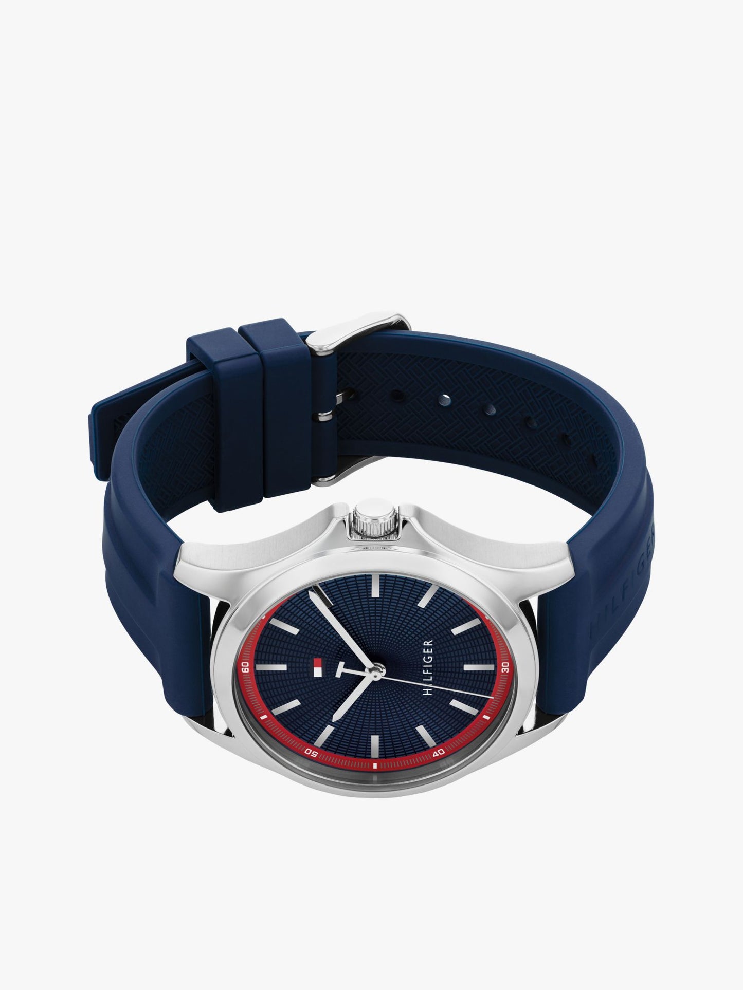Tommy Hilfiger 43MM Silicone Strap Sport Watch