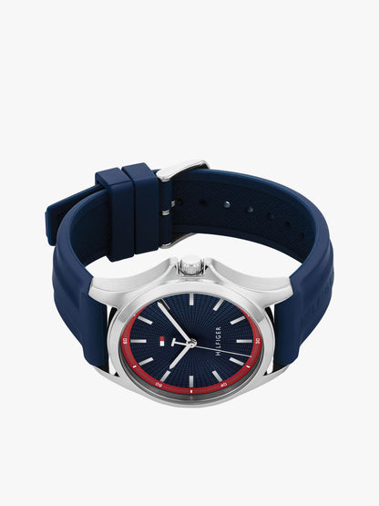 Tommy Hilfiger 43MM Silicone Strap Sport Watch