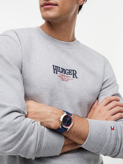 Tommy Hilfiger 43MM Silicone Strap Sport Watch
