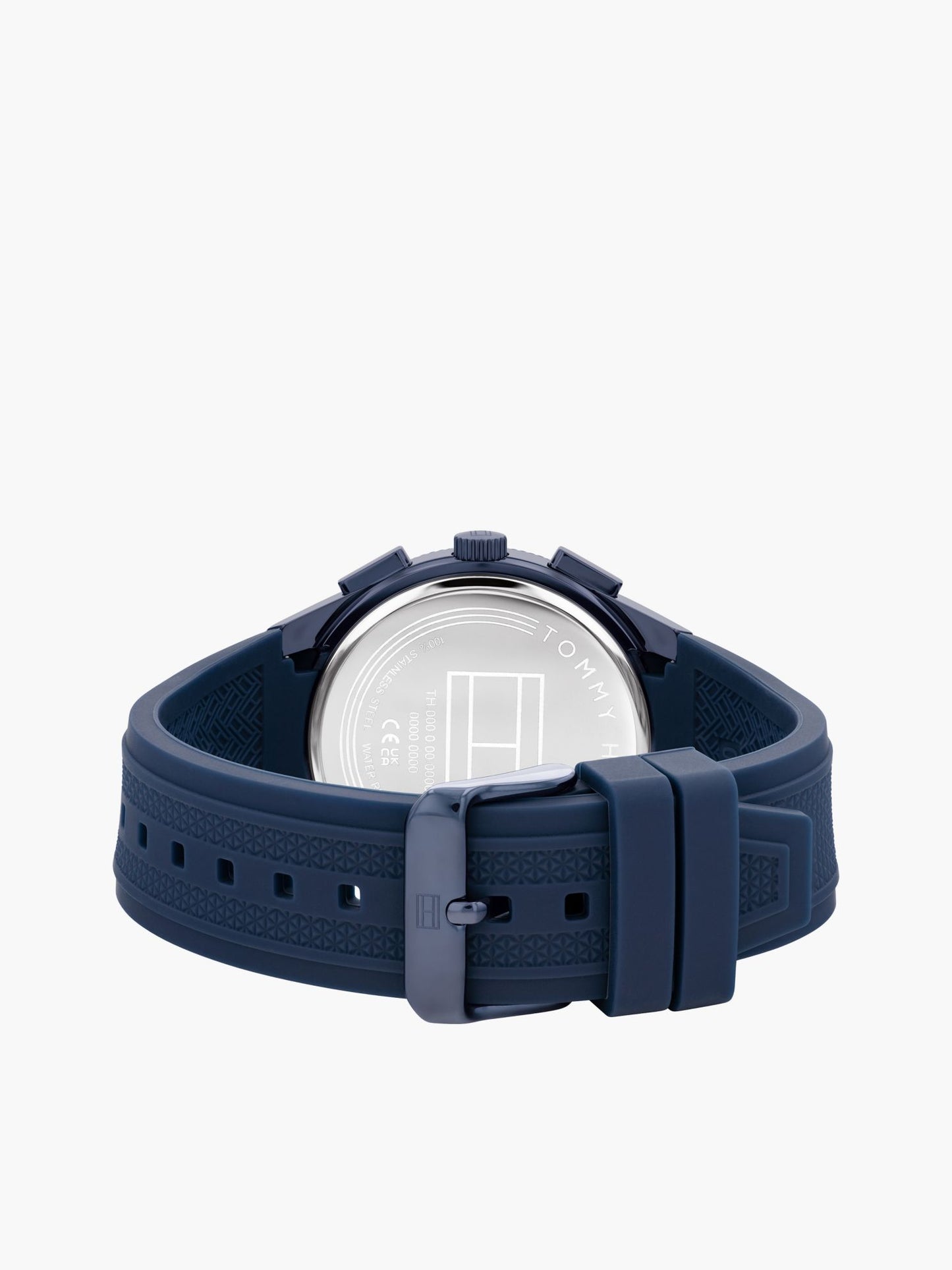 Tommy Hilfiger 43MM Silicone Strap Dual-Time Watch