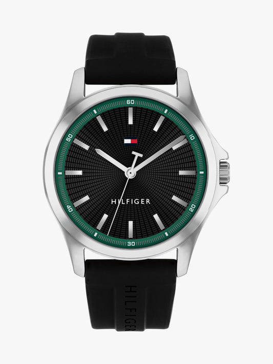 Tommy Hilfiger 43MM Silicone Strap Sport Watch