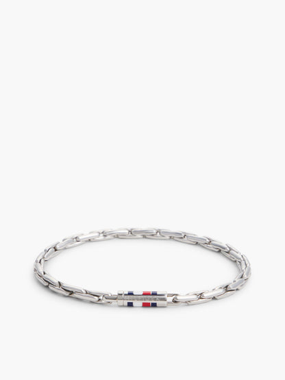 Tommy Hilfiger 6mm Signature Stripe Chain Bracelet