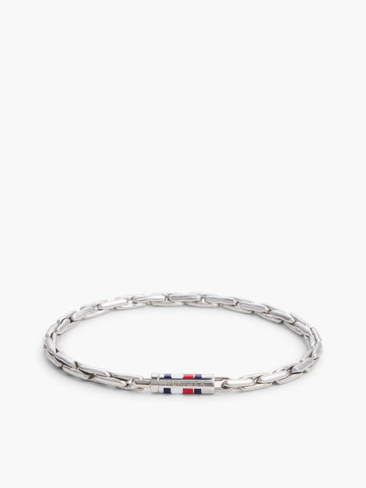 Tommy Hilfiger 6mm Signature Stripe Chain Bracelet