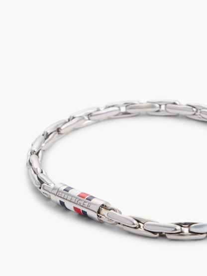 Tommy Hilfiger 6mm Signature Stripe Chain Bracelet