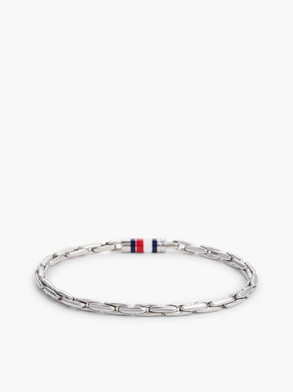 Tommy Hilfiger 6mm Signature Stripe Chain Bracelet
