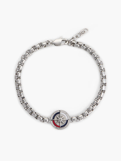 Tommy Hilfiger Compass Medallion Chain Bracelet