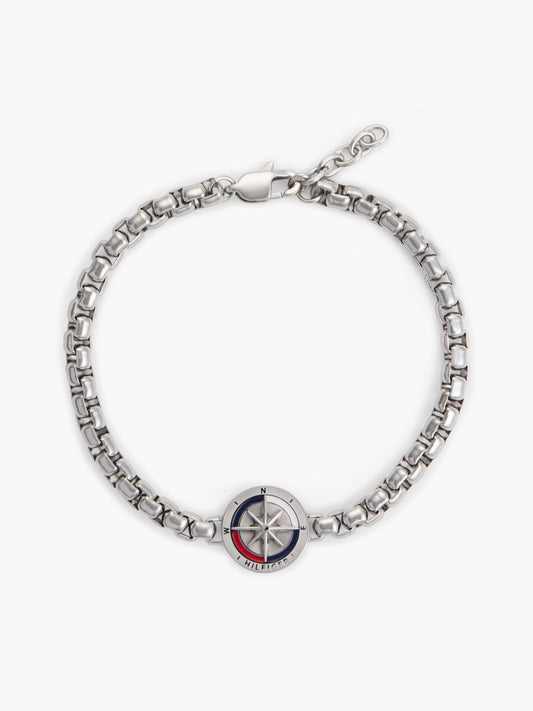 Tommy Hilfiger Compass Medallion Chain Bracelet