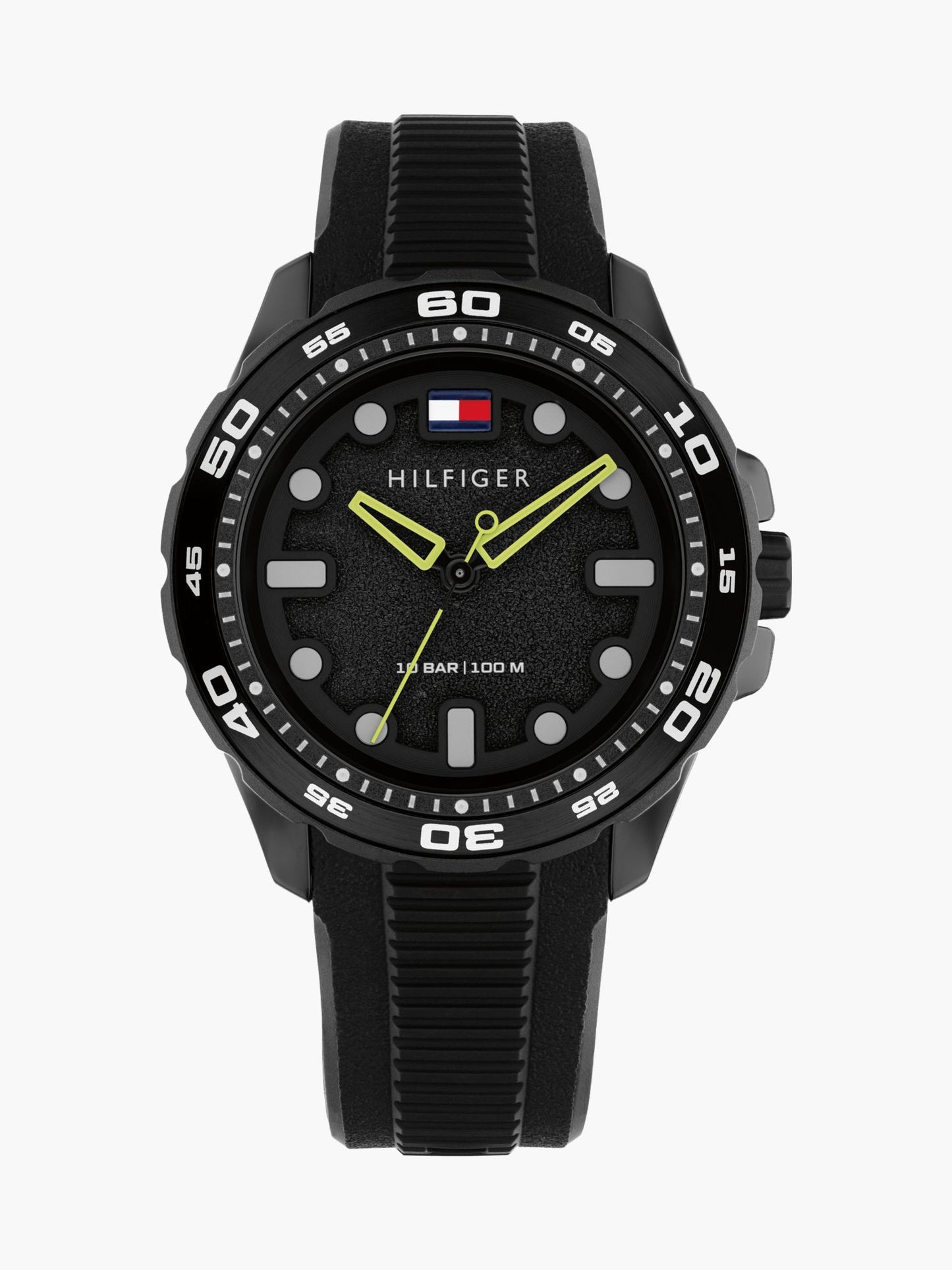 Tommy Hilfiger 42MM Silicone Strap Sport Watch
