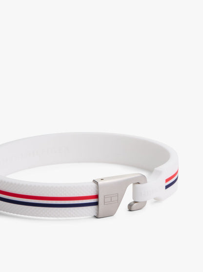Tommy Hilfiger Signature Stripe Silicone Bracelet