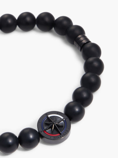 Tommy Hilfiger Compass Stretch Beaded Bracelet