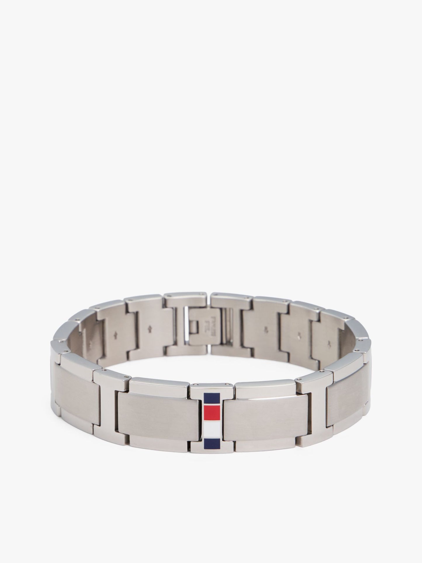 Tommy Hilfiger Stripe Accent Flat-Link Bracelet
