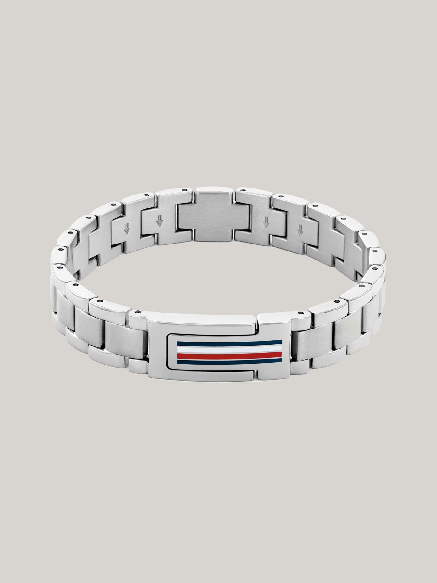 Tommy Hilfiger Flag Stripe Stainless Steel Bracelet