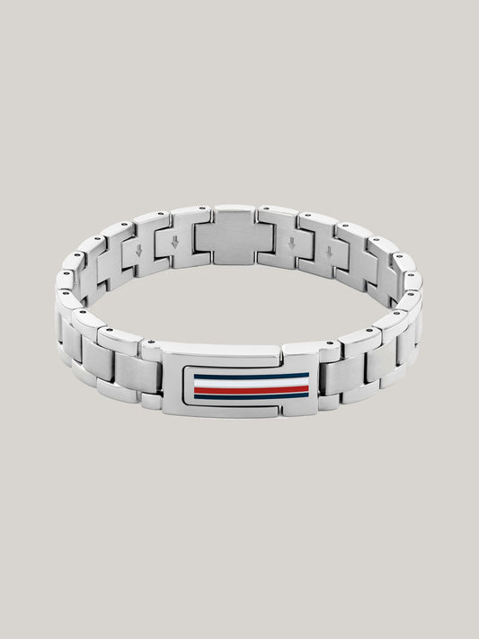 Tommy Hilfiger Flag Stripe Stainless Steel Bracelet