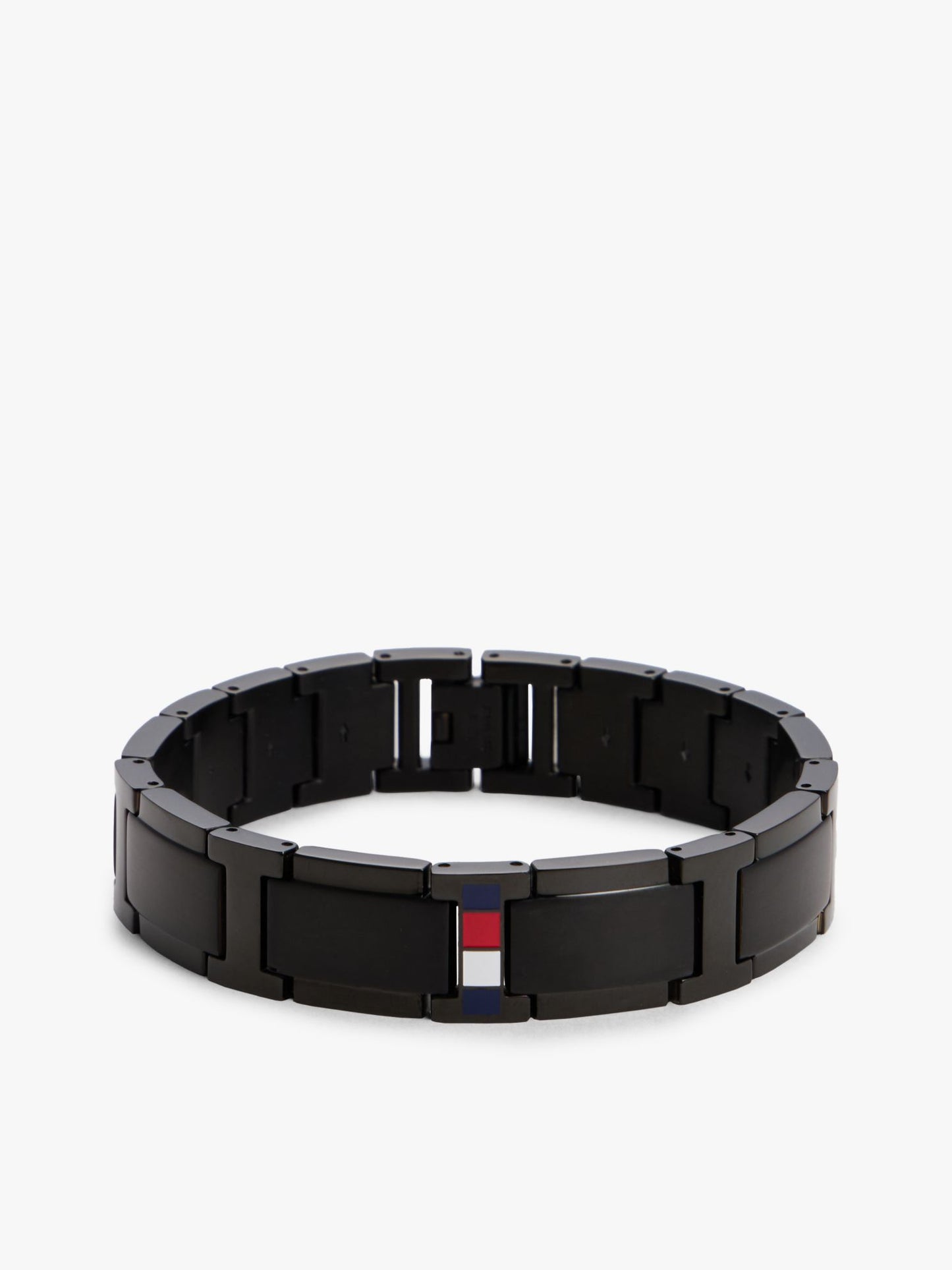 Tommy Hilfiger Stripe Accent Flat-Link Bracelet