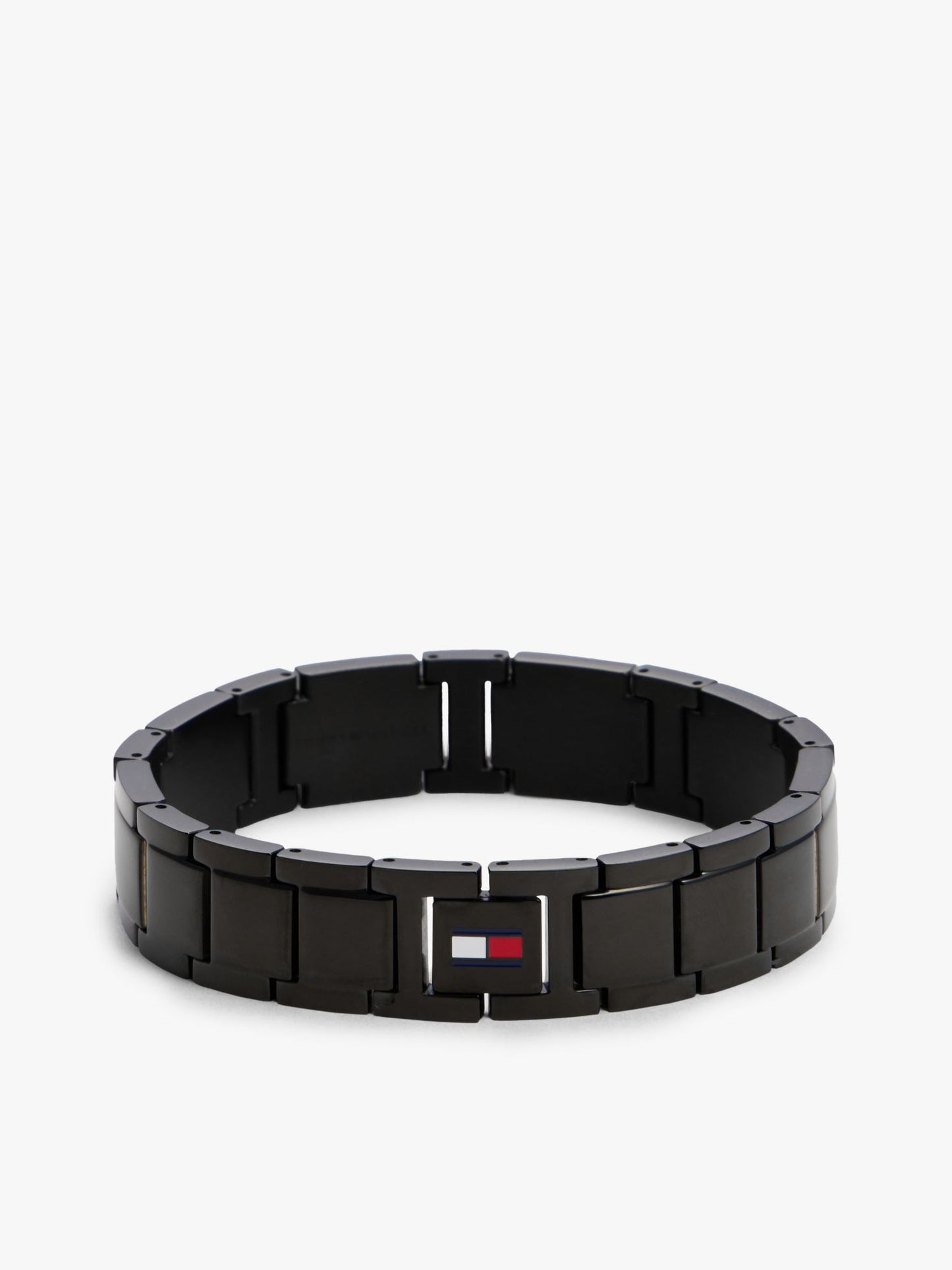 Tommy Hilfiger Stripe Accent Flat-Link Bracelet