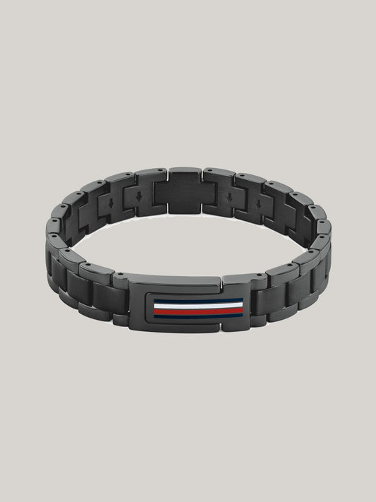 Tommy Hilfiger Flag Stripe Stainless Steel Bracelet