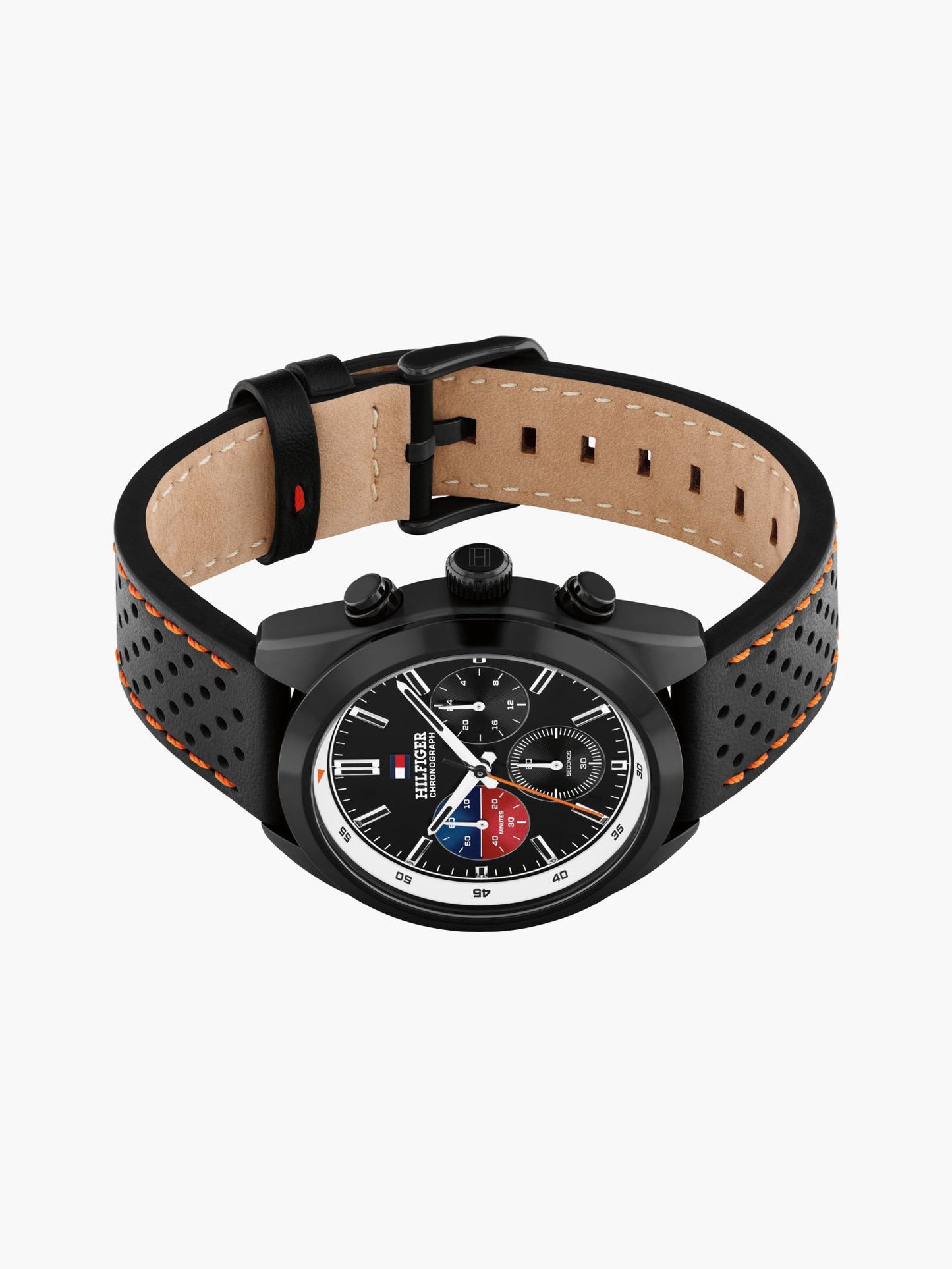 Tommy Hilfiger 40MM Leather Strap Chronograph Watch