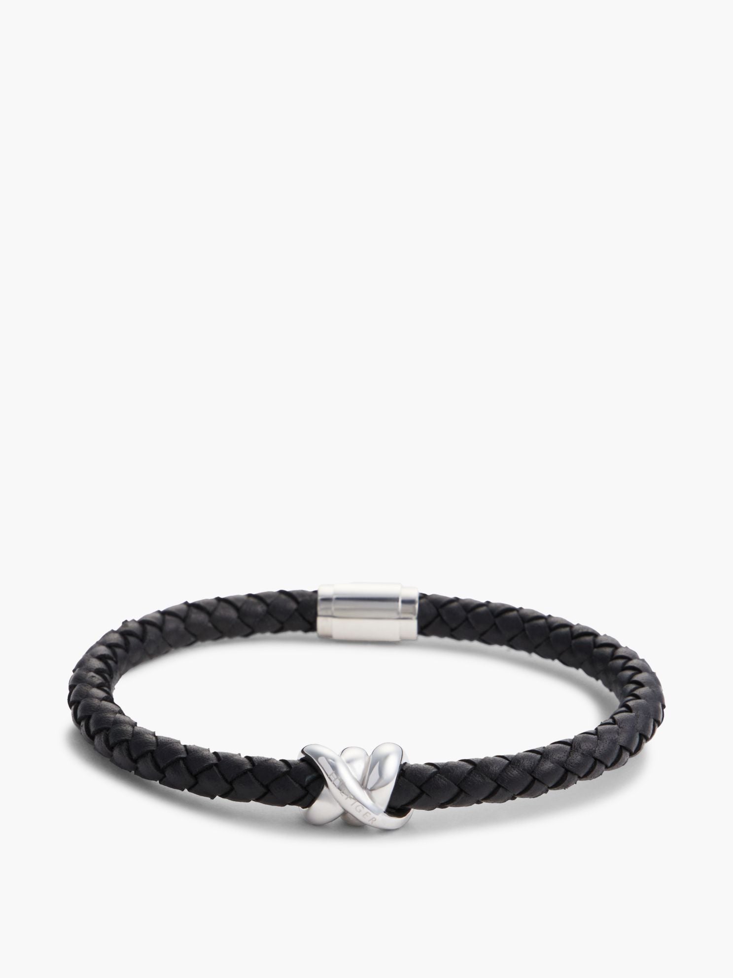 Tommy Hilfiger Nautical Knot Braided Leather Bracelet