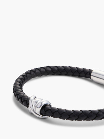 Tommy Hilfiger Nautical Knot Braided Leather Bracelet