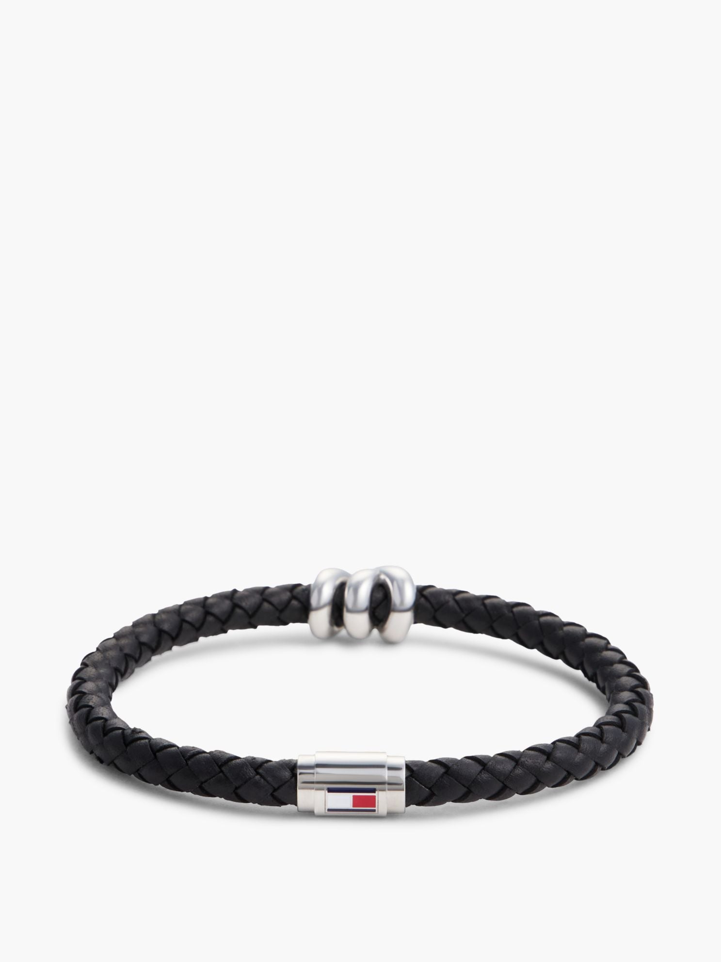 Tommy Hilfiger Nautical Knot Braided Leather Bracelet