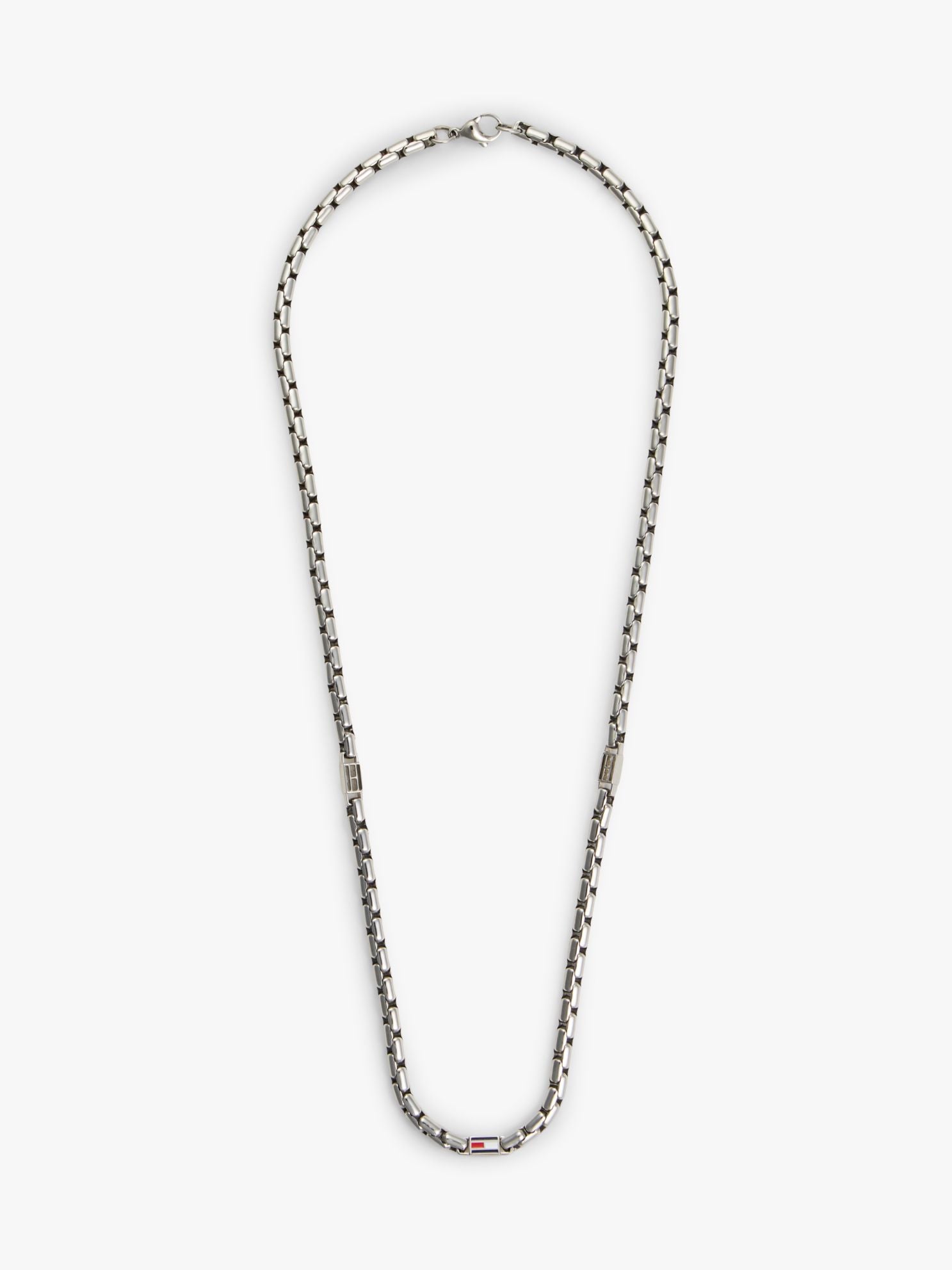 Tommy Hilfiger Flag Chain Link Necklace