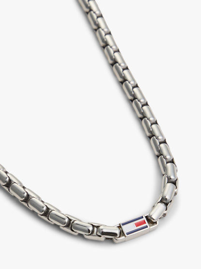 Tommy Hilfiger Flag Chain Link Necklace