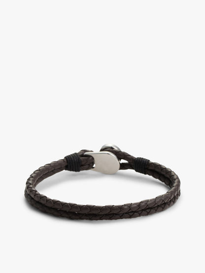 Tommy Hilfiger Nautical Braided Leather Bracelet