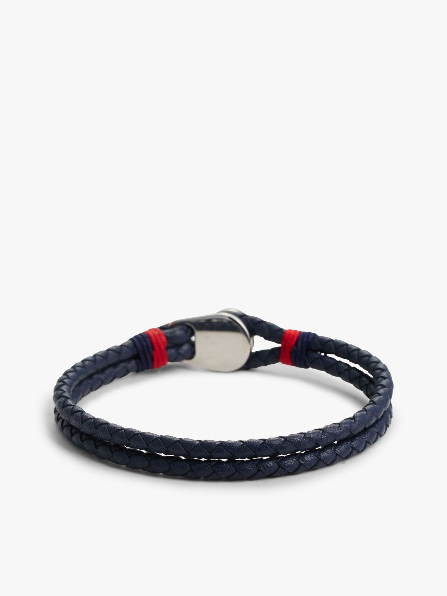 Tommy Hilfiger Nautical Braided Leather Bracelet
