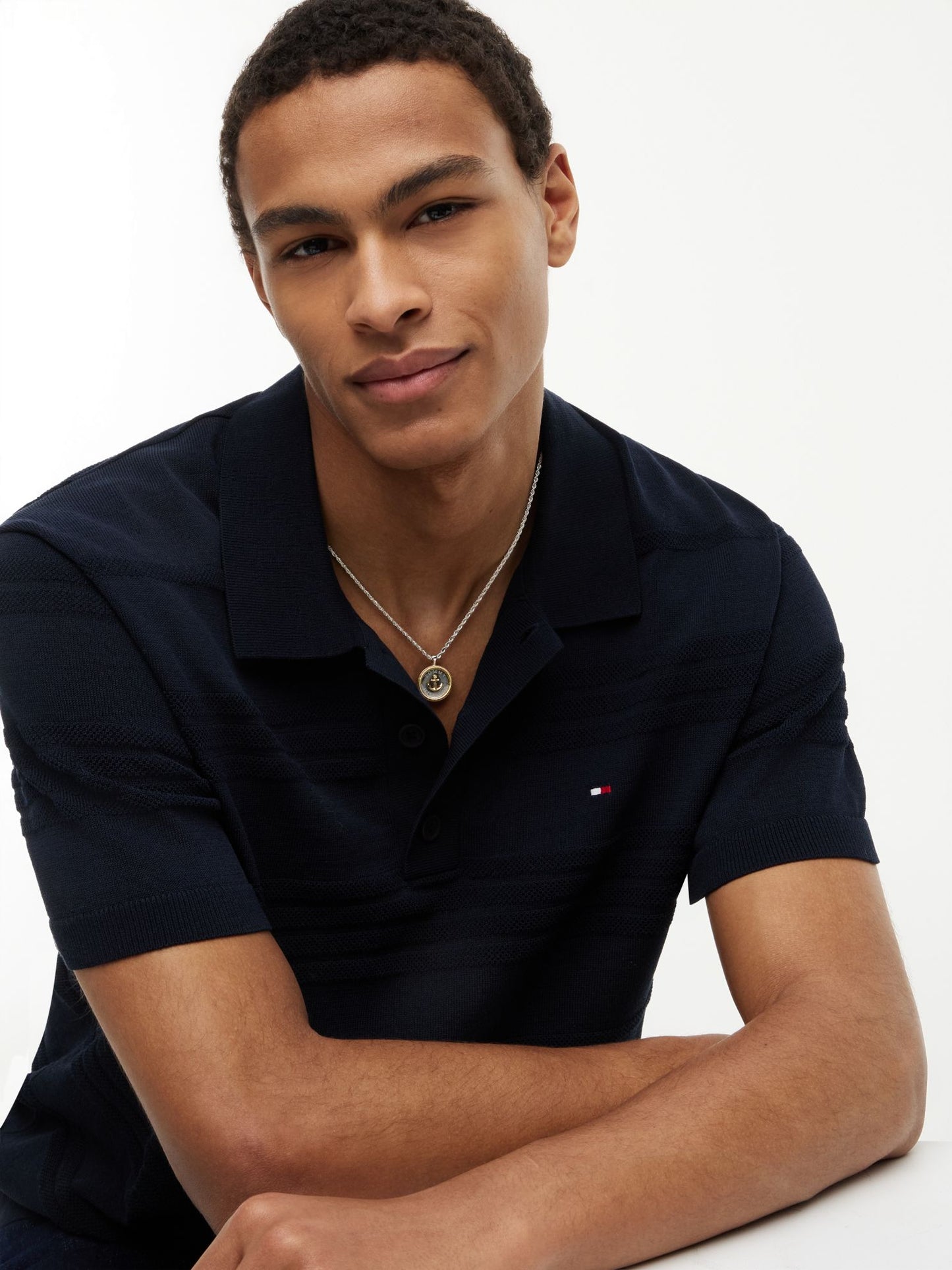 Tommy Hilfiger Nautical Rope-Chain Necklace