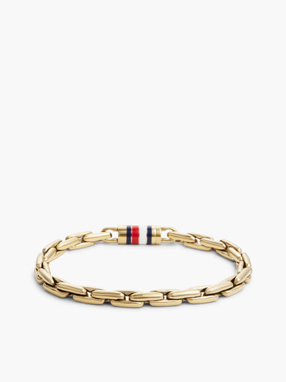 Tommy Hilfiger 8mm Signature Stripe Chain Bracelet