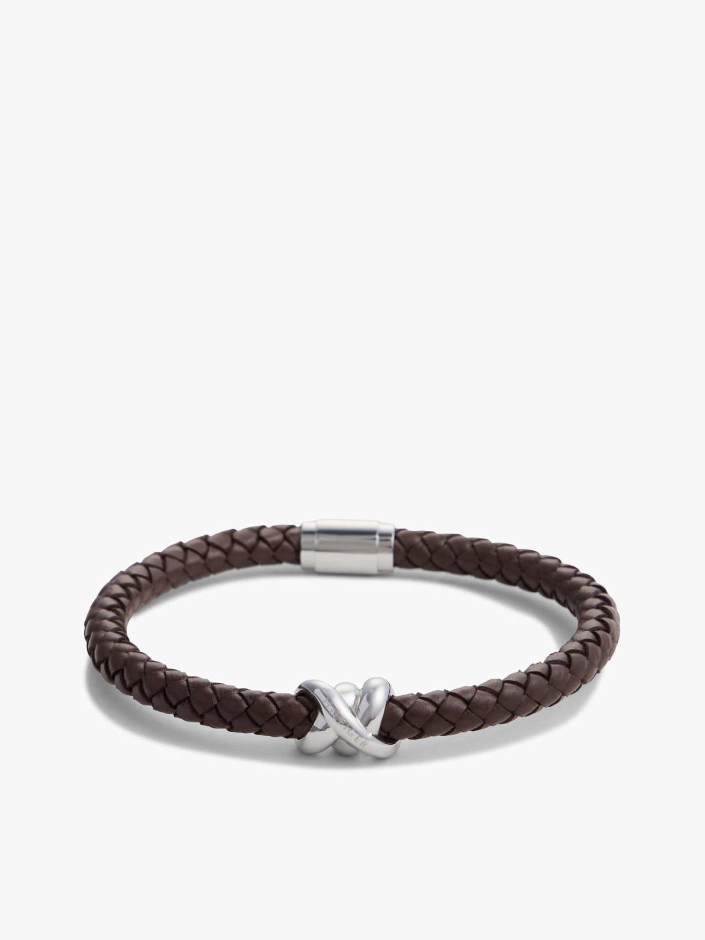 Tommy Hilfiger Nautical Knot Braided Leather Bracelet