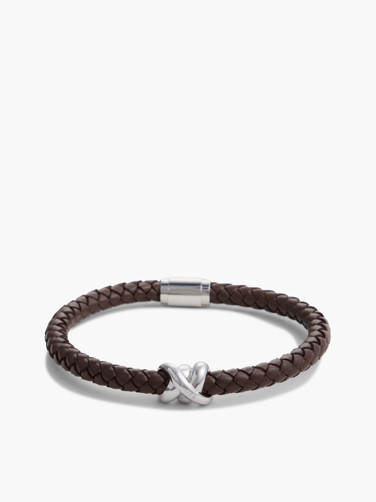 Tommy Hilfiger Nautical Knot Braided Leather Bracelet