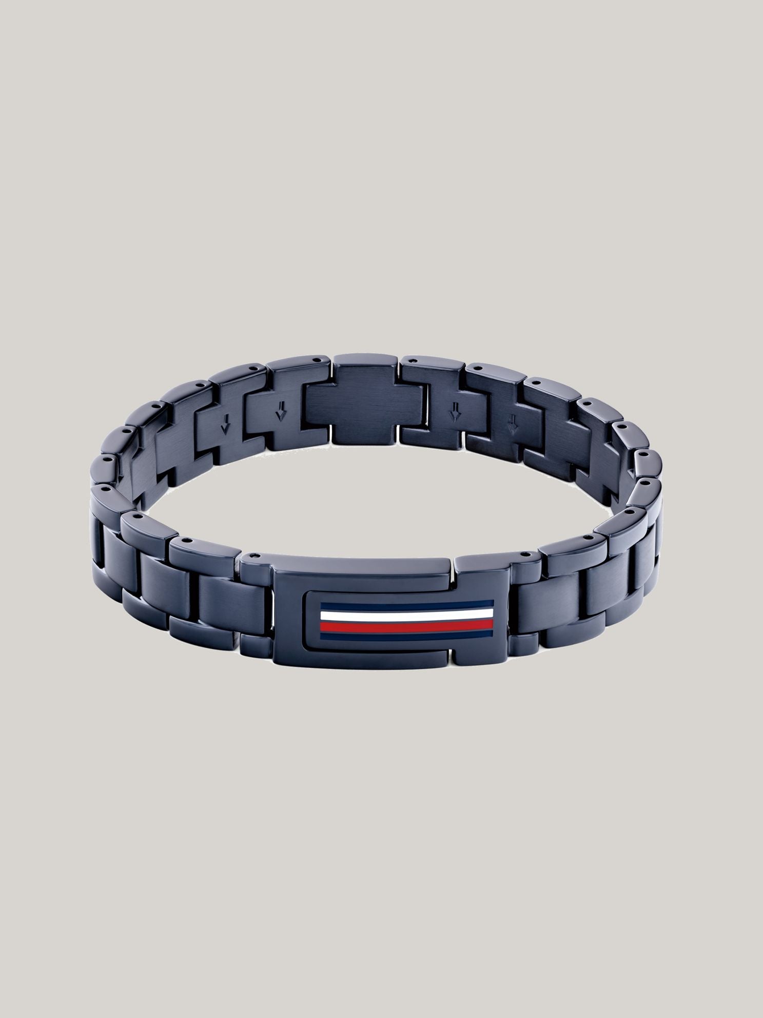 Tommy Hilfiger Flag Stripe Stainless Steel Bracelet