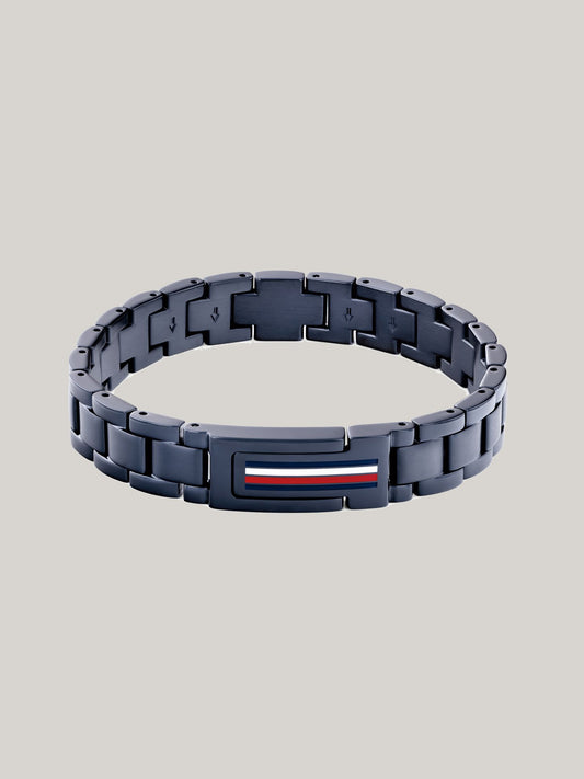 Tommy Hilfiger Flag Stripe Stainless Steel Bracelet